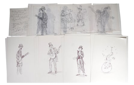Busker Alley Costume Sketches & Prints