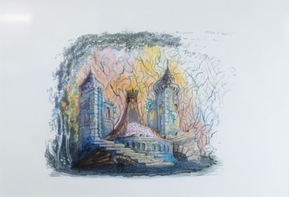 Sleeping Beauty Castle Print American Ballet