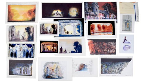 Sleeping Beauty Set Design Prints, Papers