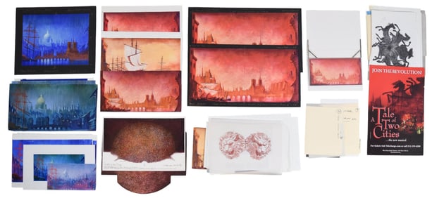 A Tale of Two Cities Set Design Artwork