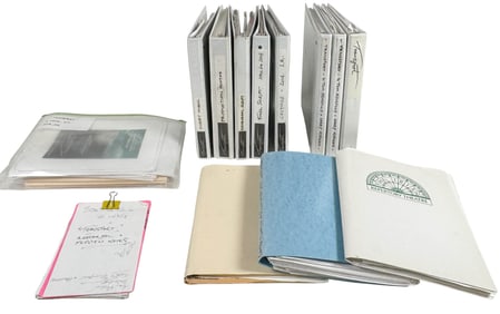 Transport 8 Binders Photos, Notes, Papers