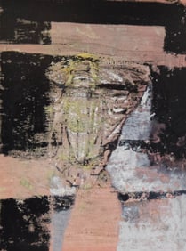 Tony Walton Mixed Media Abstract Portrait