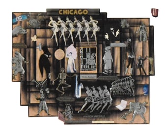 Tony Walton Collage With Inscription