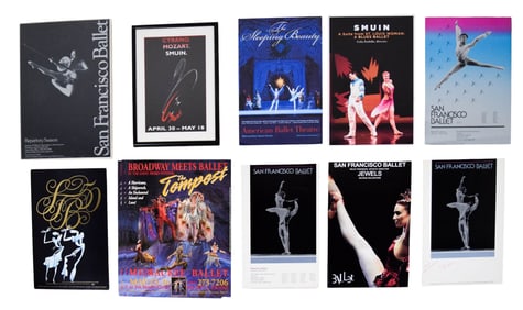 12 Ballet Posters SF, Michael Smuin