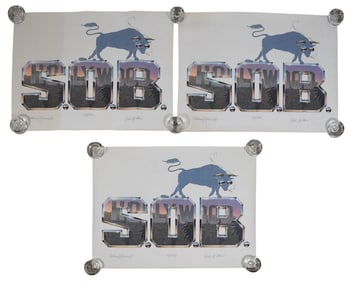 John Alvin & Anthony Goldschmidt SOB 3 Prints