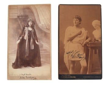 2 Signed Photo Cards Barrett & Trevenlyan