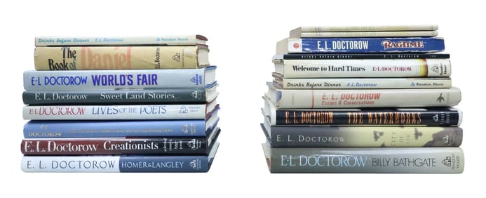 18 E.L. Doctorow Books Including Signed