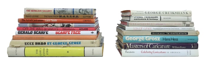 17 Books on Caricatures and Artists