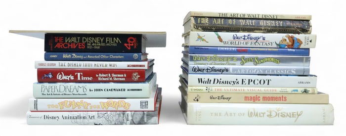16 Books Art of Disney, Animation and Walt Disney