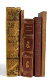 5 Books Candide, Don Quixote, Peter Pan