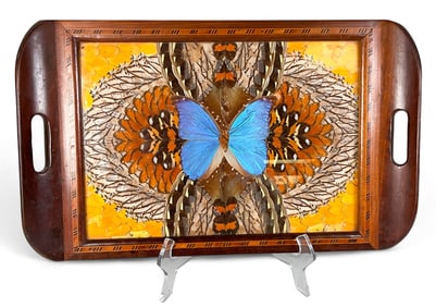 Daniel Teixeira Art Deco Butterfly Tray