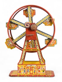 Chein Tin Litho Hercules Ferris Wheel Toy