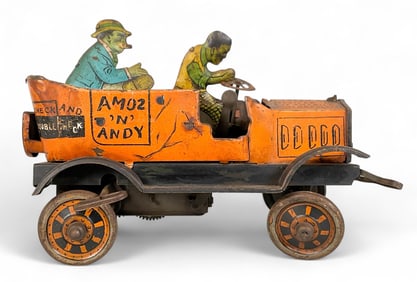 Marx Amos & Andy Tin Litho Fresh Air Taxi Wind-Up