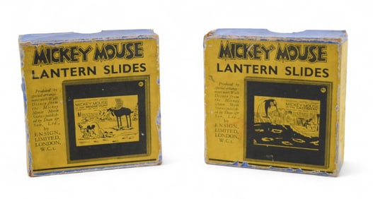 2 Sets Mickey Mouse Lantern Slides