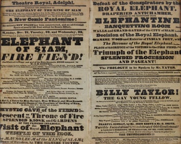 Theatre Royal, Adelphi Advertisement 1829