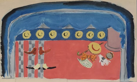 Boris Aronson Love Life Set Design Artwork