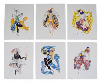 After Leon Bakst 6 Costume Prints
