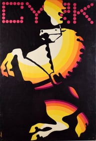 Witold Janowski Cyrk Polish Circus Poster