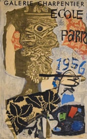 Antoni Clave Exhibition Poster Galerie Charpentier