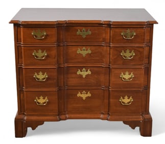 Kling Chippendale Style Block-Front Chest