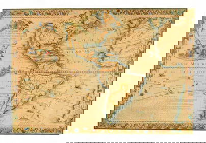 Guillaume Danet Map L'Amerique 1731