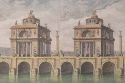 Triumphal Bridge Engraving