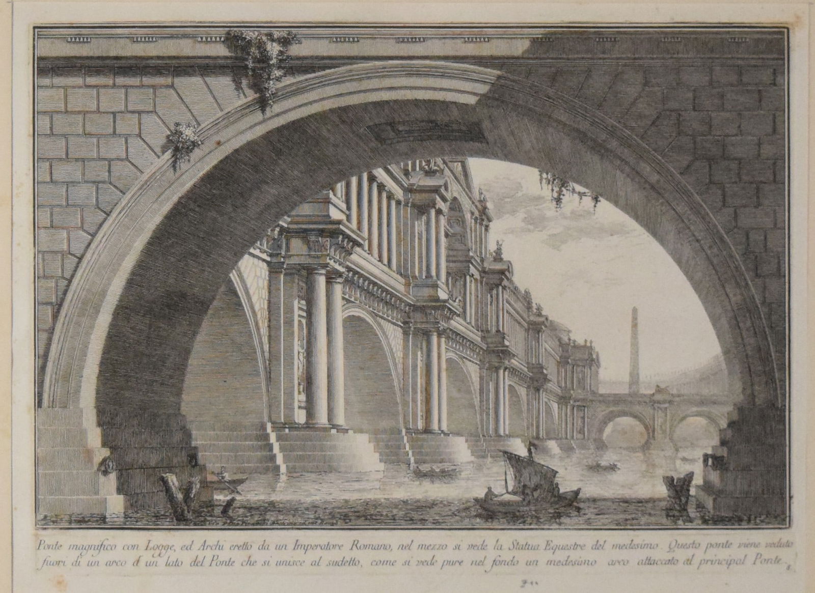 Giovanni Piranesi Etching Ponte Magnifico (1 of 6)