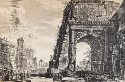 Giovanni Piranesi Etching Arch of Titus