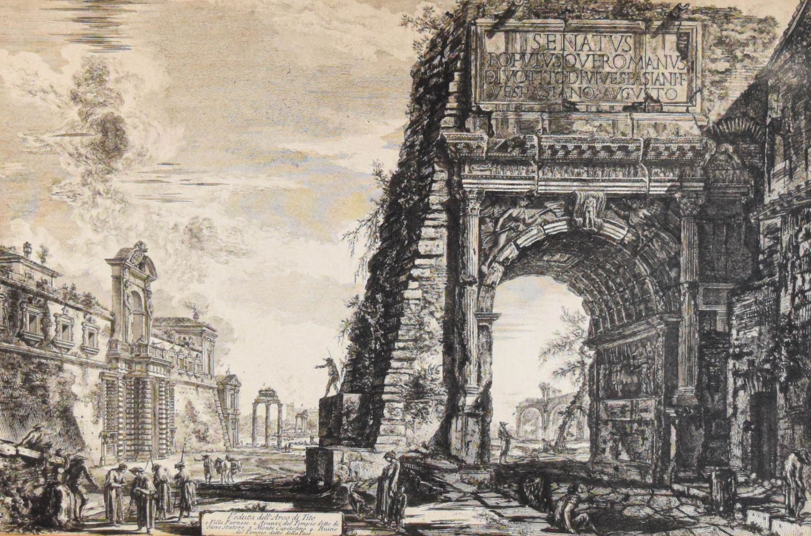 Giovanni Piranesi Etching Arch of Titus (1 of 8)
