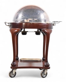 Drakes English Silverplate Beef Trolley