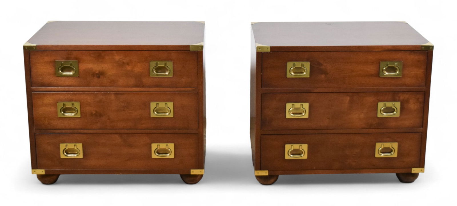 Pair Of Nightstands Regiment By Henredon (1 of 19)