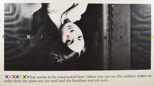Joseph Kosuth Photograph With Decals Cathexis 40