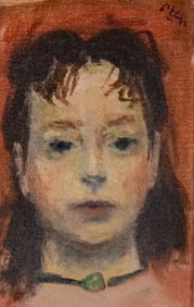 Robert Philipp Oil on Canvas Portrait