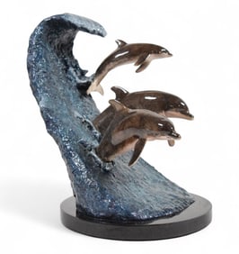 Robert Wyland Bronze Faster, Higher, Stronger