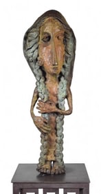 Maria Luisa Campoy Bronze Mujer Con Trenza