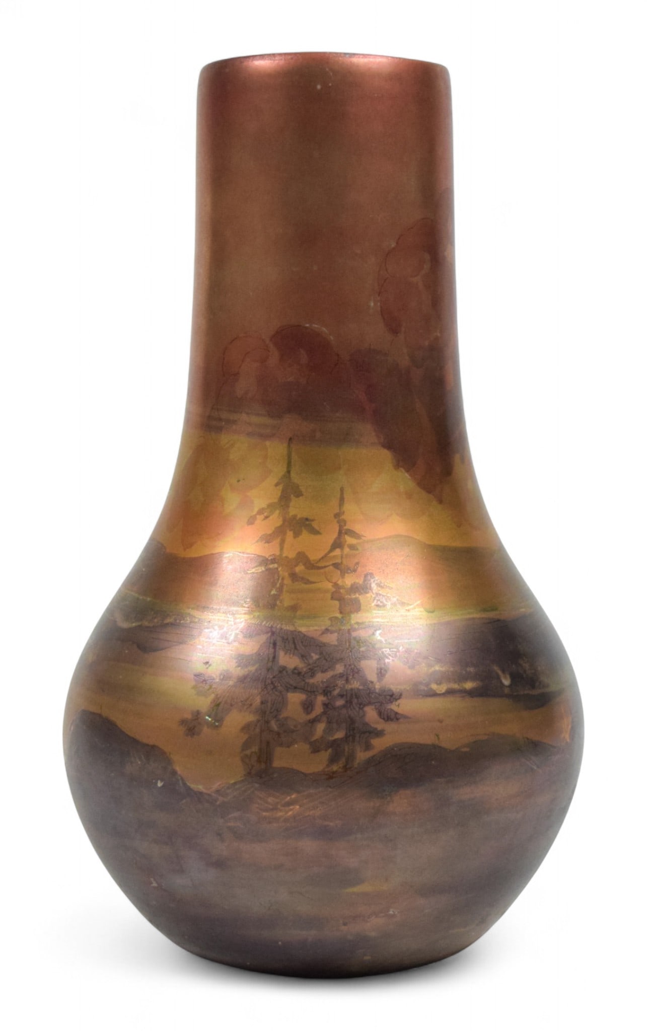 Weller Lasa Iridescent Pottery Vase (1 of 12)