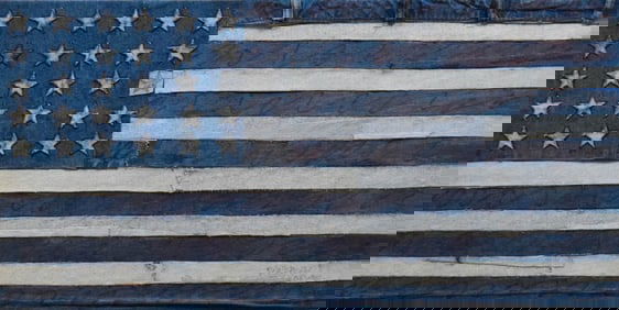 Jean Jacques de la Verriere Denim Flag