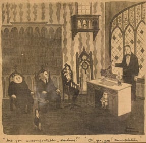 Addams Family Framed Clipping