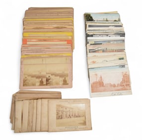 Lot of Vintage Postcards, Stereoptic Cards