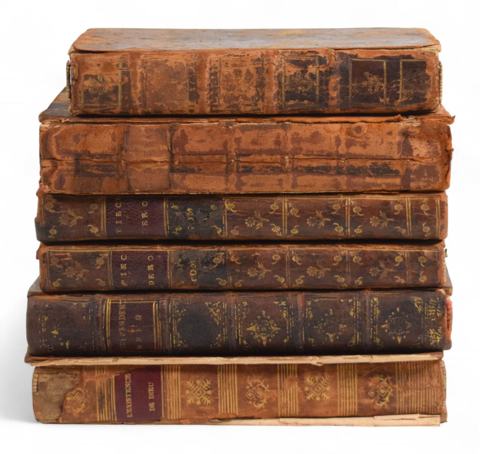 6 18th Century Books French & English (1 of 20)