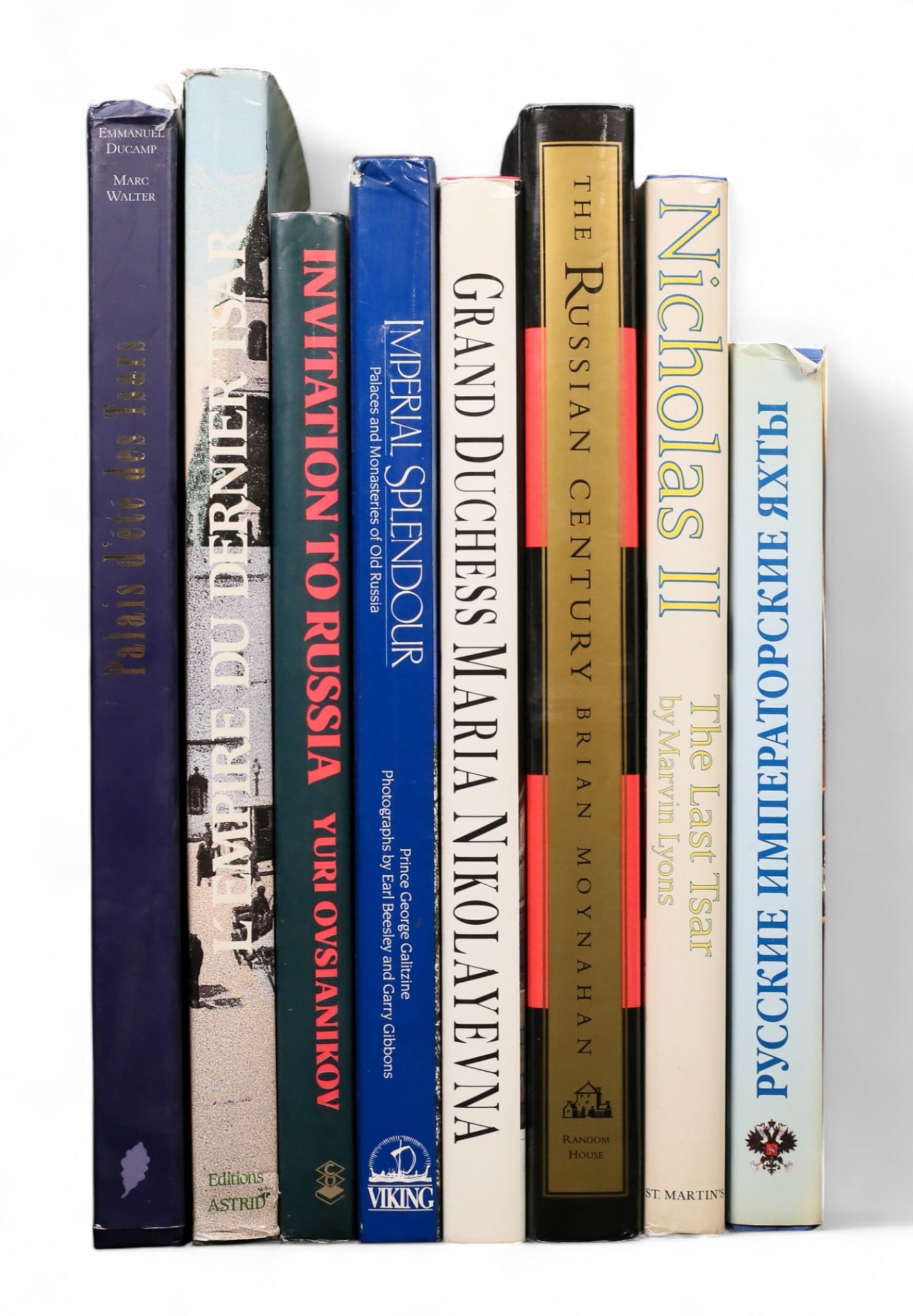 8 Books on Russia: 8 books on Russia. Imperial Splendor: Palaces and Monasteries of Old Russia, Nicholas II: The Last Tsar, The Russia Century: A Photographic History of Russia’s 100 Years, Grand Duchess Maria Nikolay