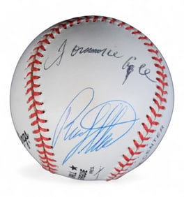 Tommie Agee & Rusty Staub Autographed Ball
