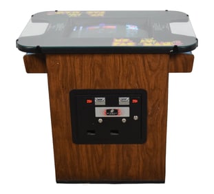 Cocktail Video Game Table Mrs. Pac Man Case