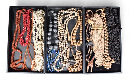 Lot of Natural Beaded Necklaces