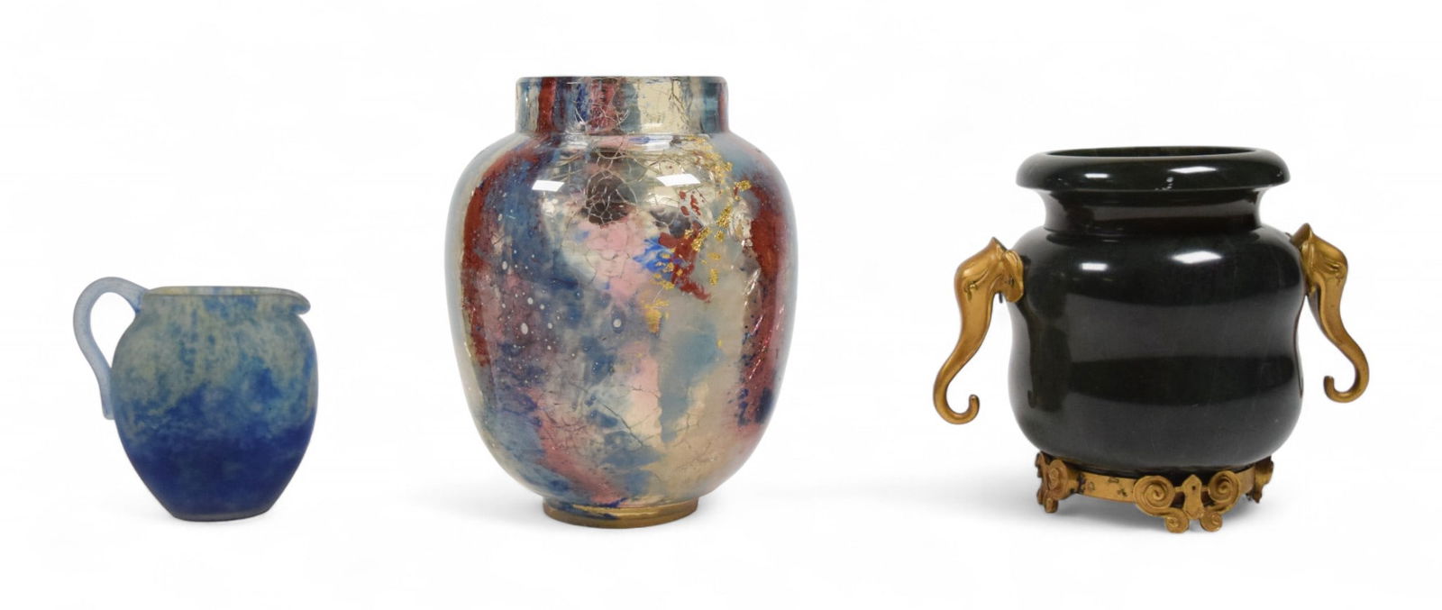 3 Decorative Items Glass, Marble (1 of 13)