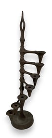 Danish Mid-Century Modern Cast Iron Candle Tree