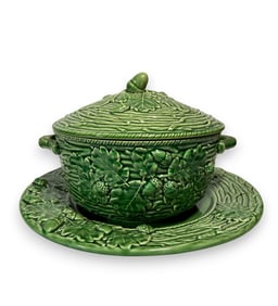 Large Bordallo Pinheiro Oak Leaf Acorn Tureen