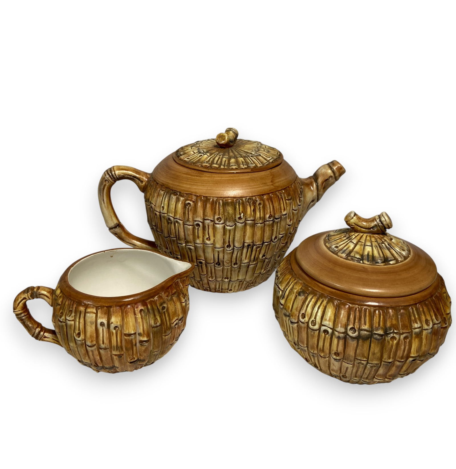 Italian Ceramic Bamboo Tea Set (1 of 5)