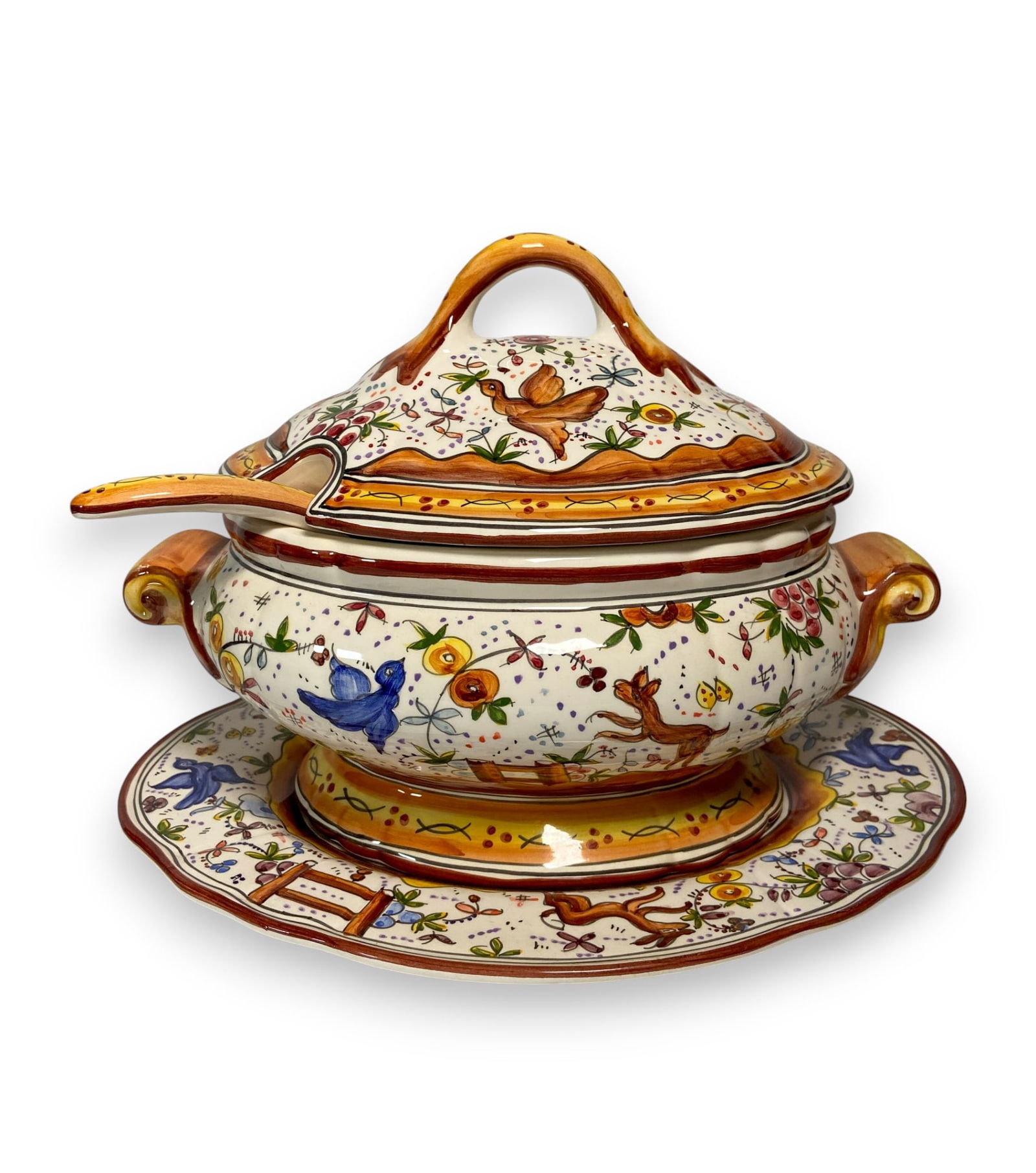 Portuguese Majolica Holu Tureen (1 of 7)