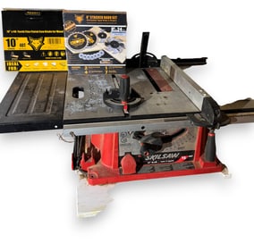 Skilsaw 10" 15 Amp Table Saw With Accessories